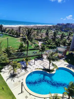 A piscina em ou perto de Apartamento em Condomínio Resort vizinho ao Beach Park