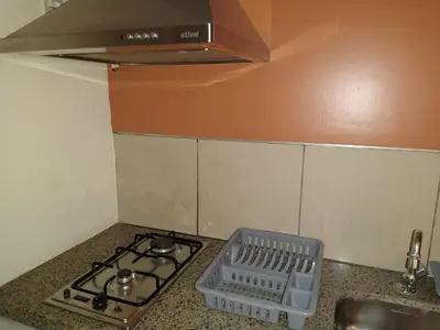 A cozinha ou kitchenette de Flat Abolição 100m Beira Mar105