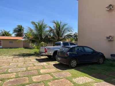 A planta de Flat Praia da Taíba - com vista Mar