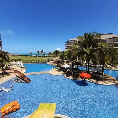 Beach Living - Porto das Dunas - Ap Terreo 200m Beach Park PÉ NA AREIA