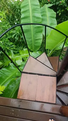 Um jardim no exterior de Villa Cajuiero Inn
