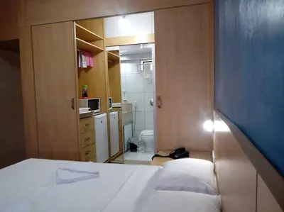 Uma casa de banho em Tabajara Flats Praia de Iracema