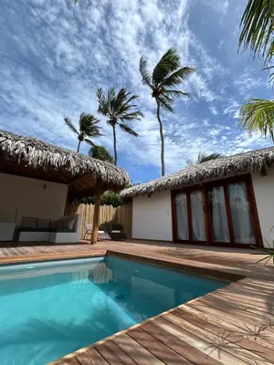 A piscina em ou perto de Tiki Pool's Bungalows