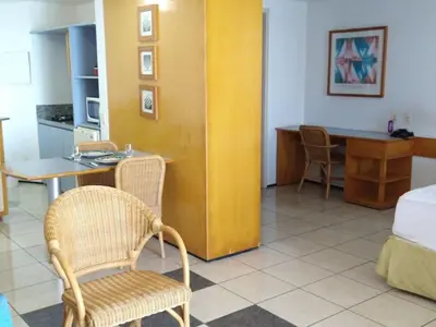 A cozinha ou kitchenette de Vista espetacular 502 Beira Mar