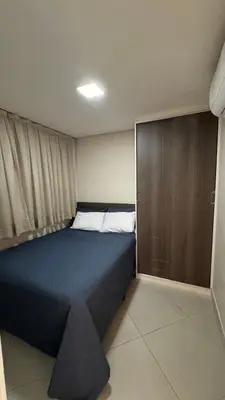Uma cama ou camas num quarto em Landscape Beira Mar Meireles