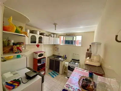 A cozinha ou kitchenette de Ap da Tia Fê no paraíso da Praia de Morro Branco