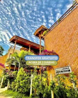 O edifício onde o hotel está situado