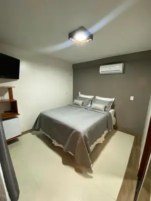 Uma cama ou camas num quarto em Haka Maori Jericoacoara