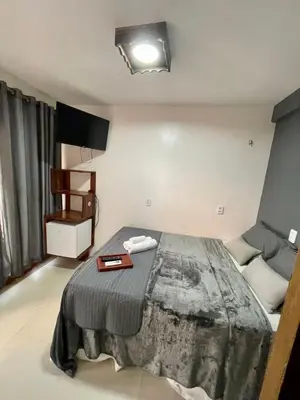Uma cama ou camas num quarto em Haka Maori Jericoacoara