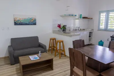 A cozinha ou kitchenette de Barra Beach House