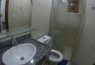 A planta de Triplex no Centro para até 06 pessoas