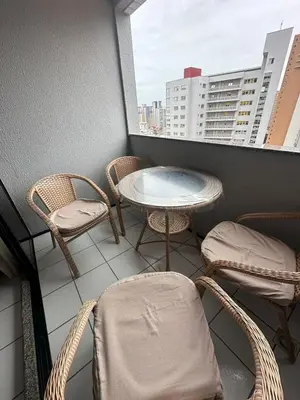 A planta de Apartamento Meireles - 2 Suites com Ar Condicionado