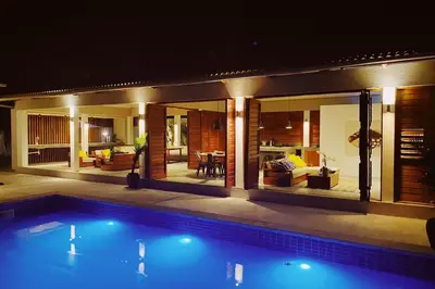 A piscina em ou perto de Casa Mundaú Tropical Beach Villa