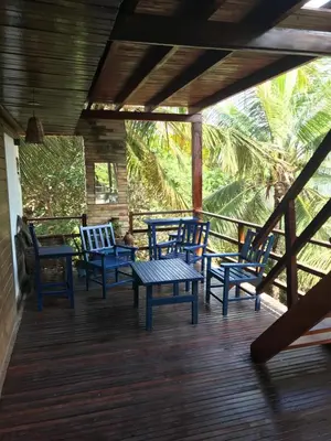 Uma varanda ou terraço em Casa Bouganville apartamento 4