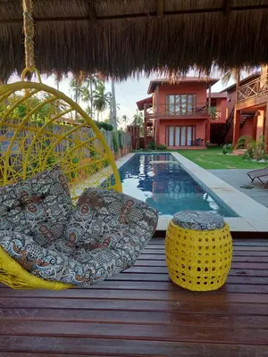 A piscina em ou perto de Pousada Flor de Lena- suíte Lírio -Icaraizinho