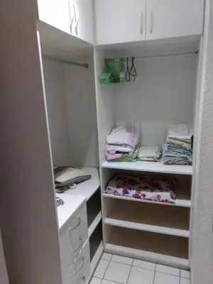 A cozinha ou kitchenette de Ap por temporada com 2 quartos e uma suíte , excelente área de lazer, Praia do Futuro, condomínio Cartier-Fortaleza