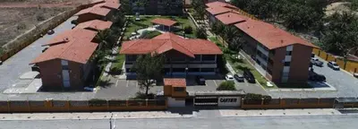 O edifício onde o apartamento está situado