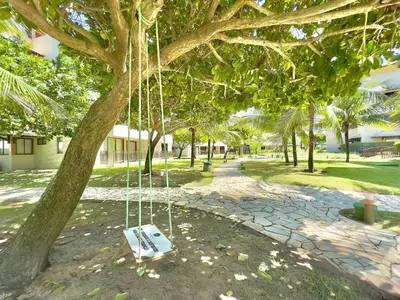 Um jardim no exterior de Resort Beach Place, Porto das Dunas - CE