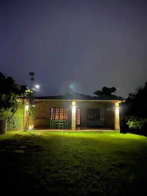 O edifício onde a casa de férias está situado
