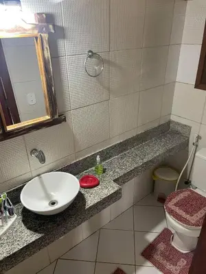 Uma casa de banho em Chalé Bella Vista
