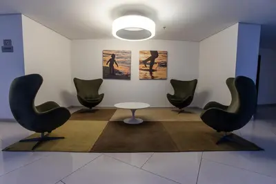 Uma área de estar em Condomínio Landscape Beira Mar