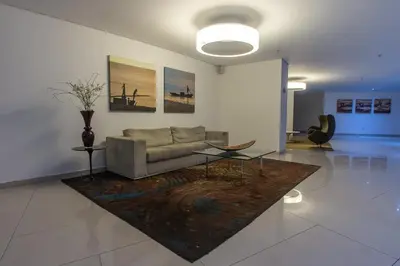 Uma área de estar em Condomínio Landscape Beira Mar