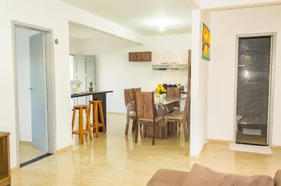 A cozinha ou kitchenette de Vista mar Preá - Praia do Preá