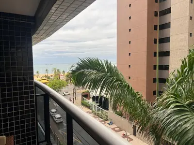 Uma varanda ou terraço em LANDSCAPE - Apartamento Mobiliado na Beira Mar