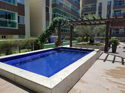 A piscina em ou perto de VG FUN varanda para o mar