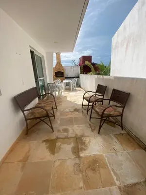 Uma varanda ou terraço em Casa em Condomínio, Aquiraz - CE