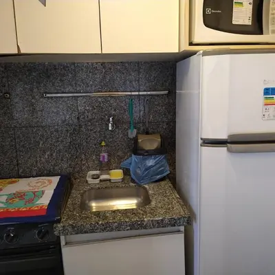 A cozinha ou kitchenette de Iracema Flat 501 Fortaleza