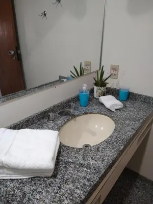 Uma casa de banho em Iracema Flat 501 Fortaleza