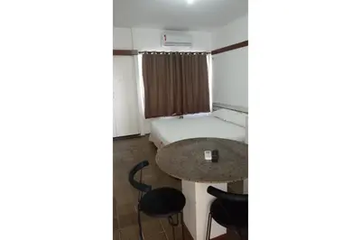 Uma cama ou camas num quarto em 404 Flat mobiliado Praia de Iracema
