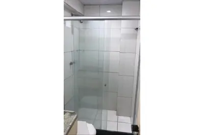 Uma casa de banho em 703 Flat mobiliado Praia de Iracema