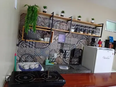 A cozinha ou kitchenette de Apartamento BEIRA MAR