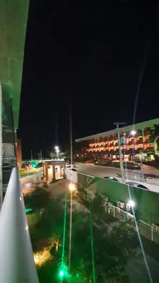 A piscina em ou perto de JJ ALUGUÉIS TEMPORADA - APTO 1 QUARTO VG FUN PRAIA ao lado do hotel Vila Galé