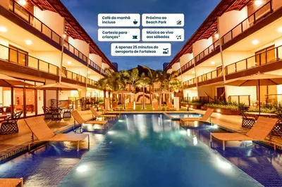 A piscina em ou perto de Porto das Dunas Boutique Praia Hotel