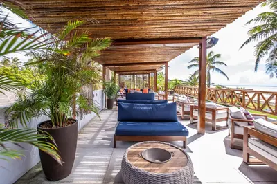 Uma varanda ou terraço em Vila Vagalume