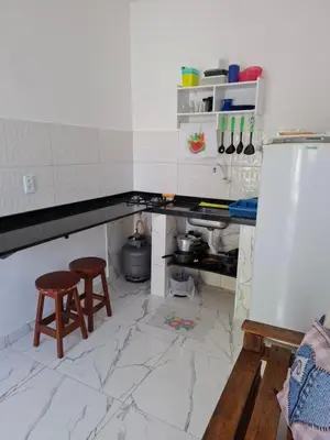 A cozinha ou kitchenette de Hospedaria da Praia Fortaleza