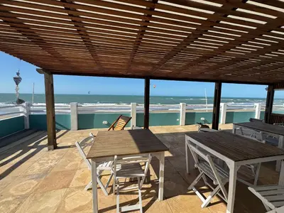 Uma varanda ou terraço em Navegantes Praia - Os Navegantes