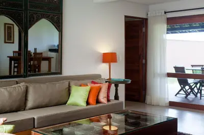 Uma área de estar em Zorah Beach Hotel