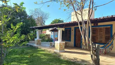O edifício onde a casa de férias está situado