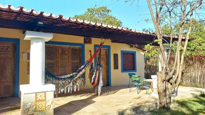 O edifício onde a casa de férias está situado