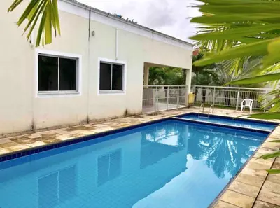 A piscina em ou perto de APT2 Piscina Netflix WiFi Ar Cond próx a 2 Shoppigns