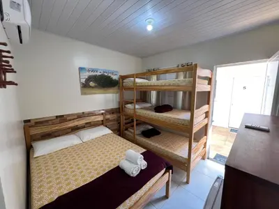 Uma cama ou camas num quarto em CASA BRANCA - Jijoca de Jericoacoara