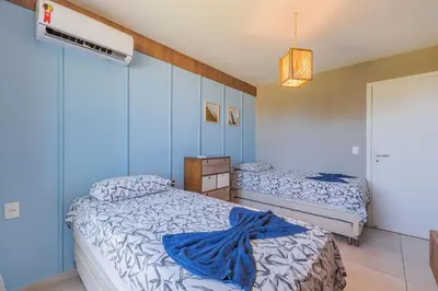 Uma cama ou camas num quarto em Wai Wai Resort #307 - Apê luxuoso por Carpediem
