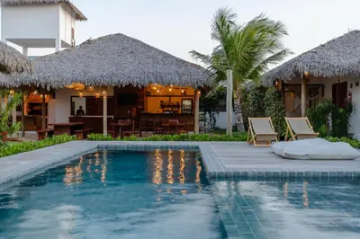 A piscina em ou perto de Vilarejo Preá