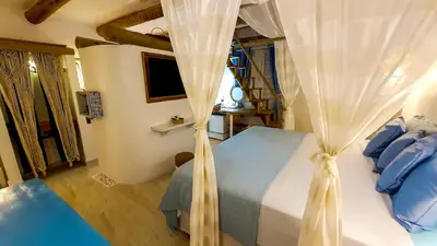 Uma cama ou camas num quarto em Pousada Lua de Charme