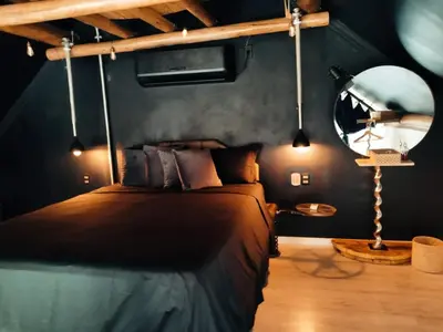 Uma cama ou camas num quarto em Pousada Lua de Charme