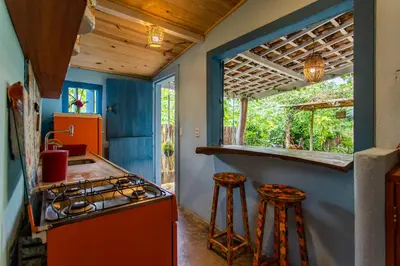 A cozinha ou kitchenette de Casa PROX AO MAR - Icaraizinho de Amontada